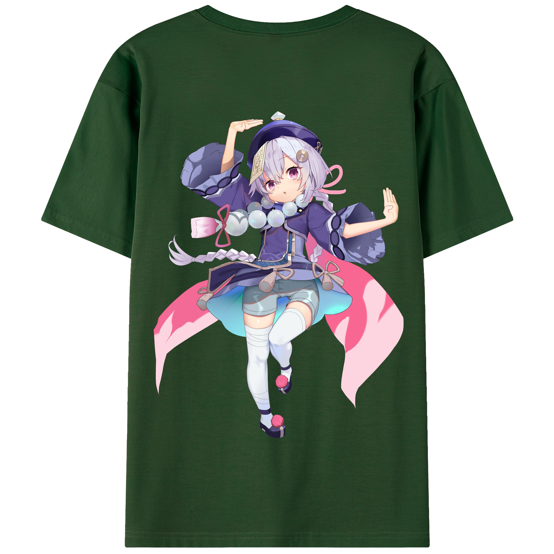 げんし神 七七 なな  genshin Nana 綿100％半袖Tシャツ（背面プリント）